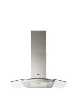 Zanussi Zhc9234X 90Cm Built-In Cooker Hood - Stainless Steel
